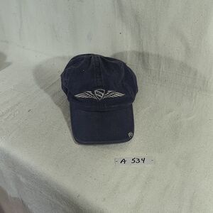 Men's Classic Dark Blue AOPA Pilots Association Adjust Cap W/ Embroidered Wings